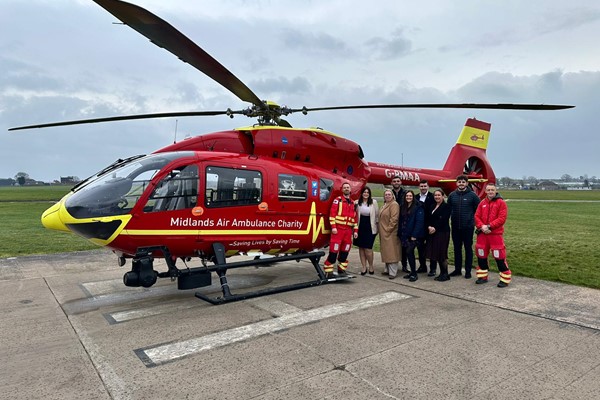 Pallet-Track Pledges 2023 Support To Midlands Air Ambulance Charity 