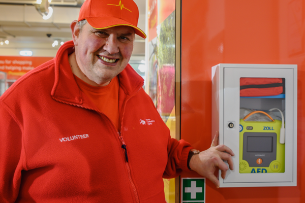 Midlands Air Ambulance Charity's Shops Host In-Store Defibrillators