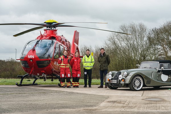 Morgan Announces Midlands Air Ambulance As Charity Partner For 2023