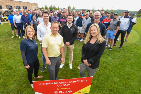 Local Businesses Raise £42,000 for Midlands Air Ambulance Charity Through Corporate Golf Day