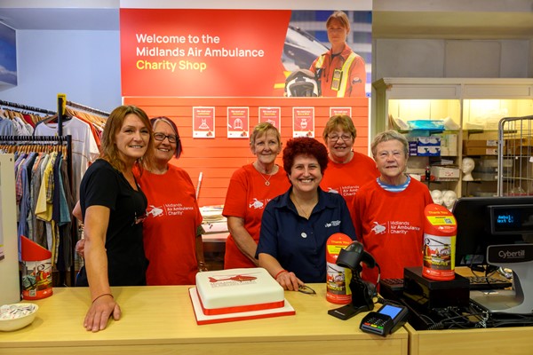 Crowds Gather to Support Midlands Air Ambulance Charity's First Shop in Hereford 