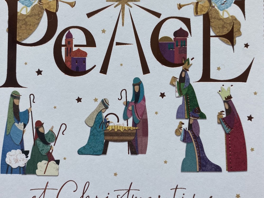 Peace At Christmas and Royal Beauty Bright Christmas Cards