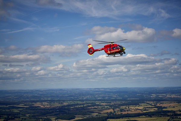 Midlands Air Ambulance Charity Responds To Record 75,000th Mission