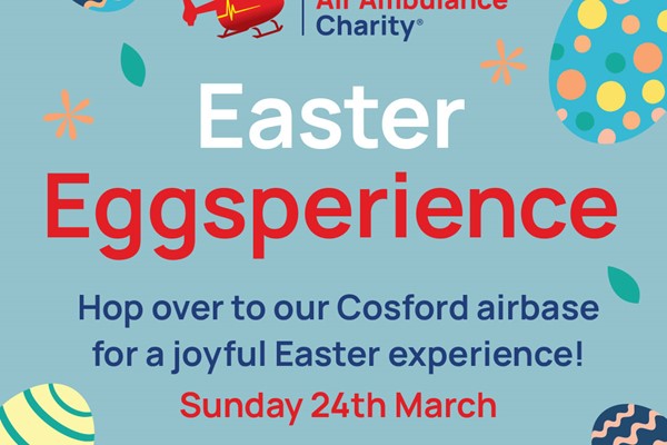 Hop Along To Midlands Air Ambulance Charity's Easter Eggsperience 