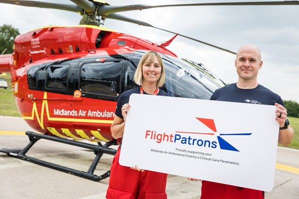 Midlands Air Ambulance Charity Launches New ‘Flight Patrons’ Scheme