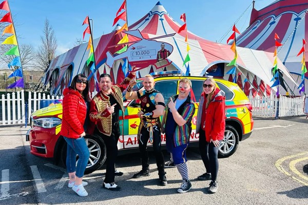Gandeys Circus Raises Over £10,000 for Midlands Air Ambulance Charity