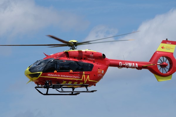 Regular donors to Midlands Air Ambulance Charity fund over 550 missions